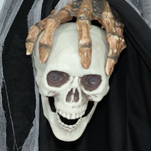 KiLiKuaLa 8.5Ft Halloween Animatronic Balthazar Reaper,Halloween Decorations Outdoor Scary,Glowing Chest and Eyes, Moving Arm Motions,Speaks Chilling Phrases