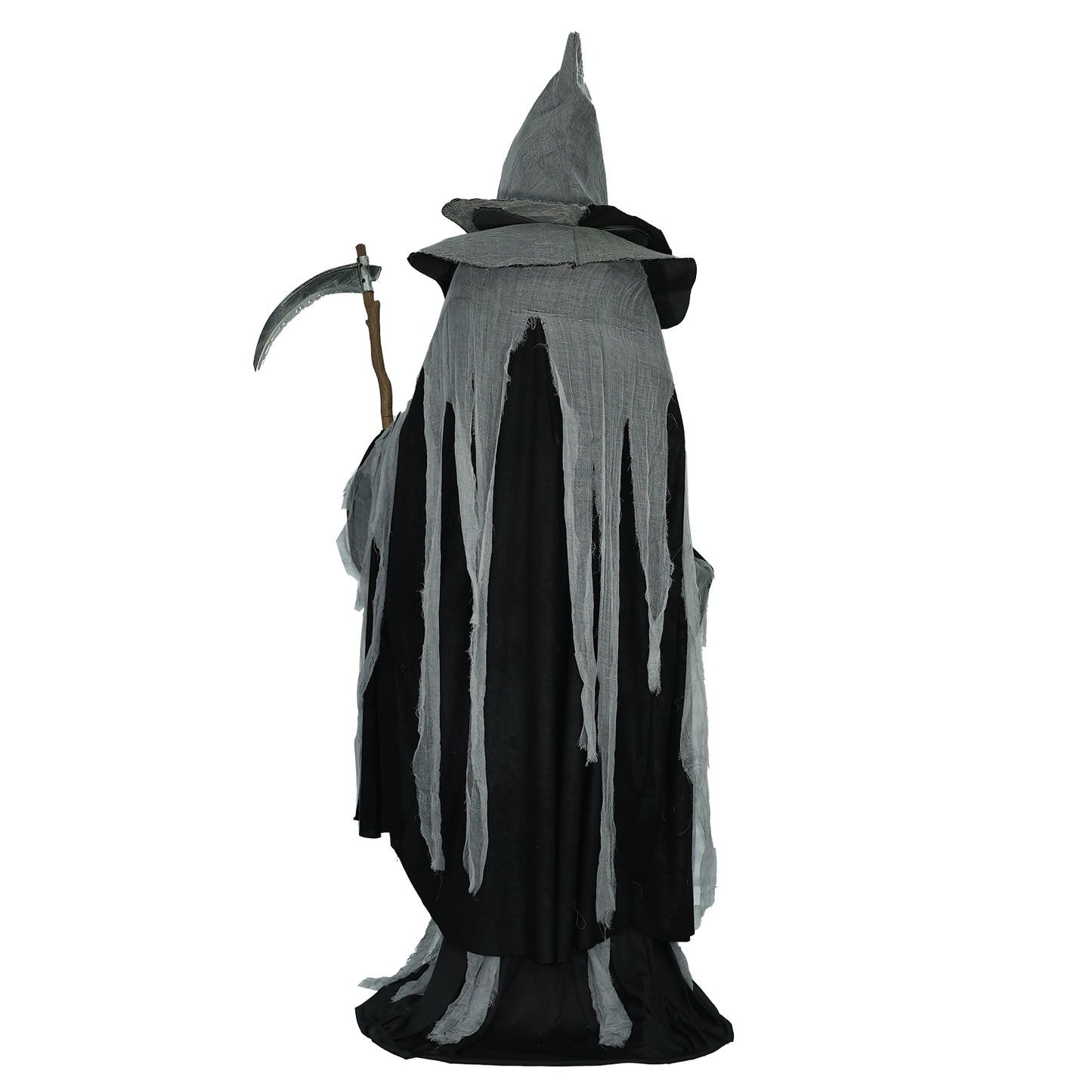 KiLiKuaLa 8.5Ft Halloween Animatronic Balthazar Reaper,Halloween Decorations Outdoor Scary,Glowing Chest and Eyes, Moving Arm Motions,Speaks Chilling Phrases